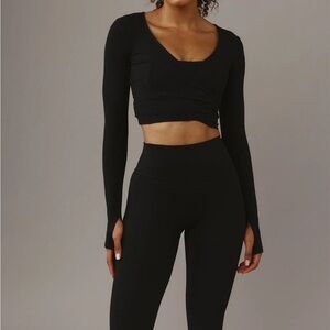 Monday Body (Monday Swimwear) Yosemite Top- Black Rib